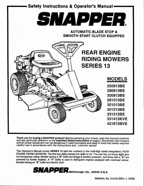 Snapper Lawn Mower 281013BE-page_pdf